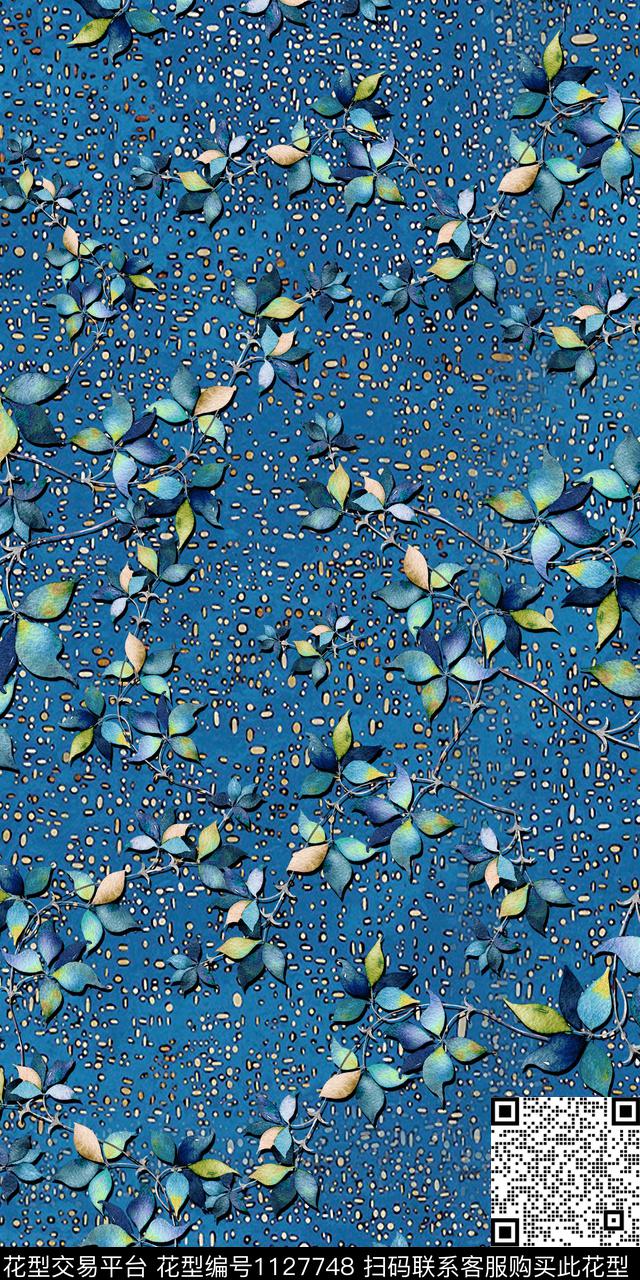 小碎花花卉女装数码印花华亿平台下载（图片编号: 1127748） - 瓦栏（Walan）