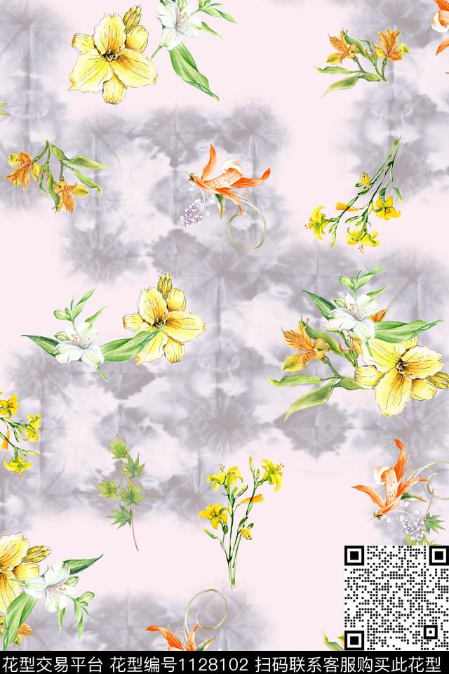 女装数码华亿平台复古数码印花华亿平台下载（图片编号: 1128102） - 瓦栏（Walan）