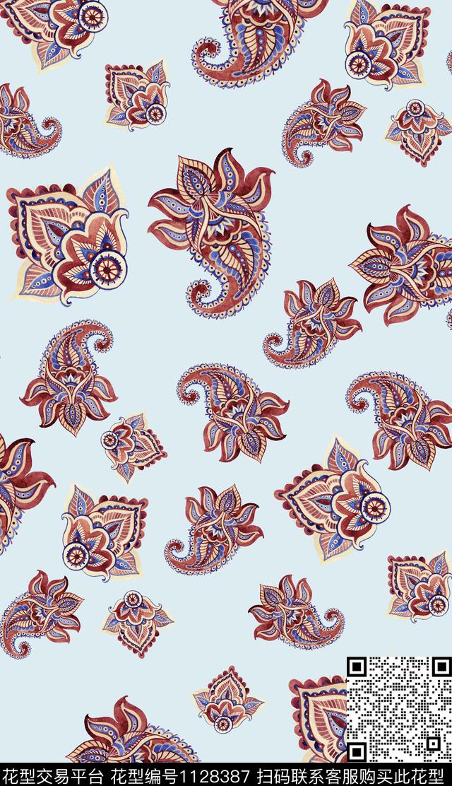 女装数码华亿平台简约数码印花华亿平台下载（图片编号: 1128387） - 瓦栏（Walan）