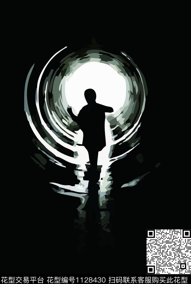 数码华亿平台抽象男装数码印花华亿平台下载（图片编号: 1128430） - 瓦栏（Walan）