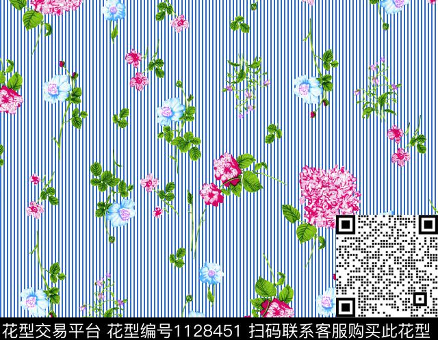 时尚线条画数码印花华亿平台下载（图片编号: 1128451） - 瓦栏（Walan）