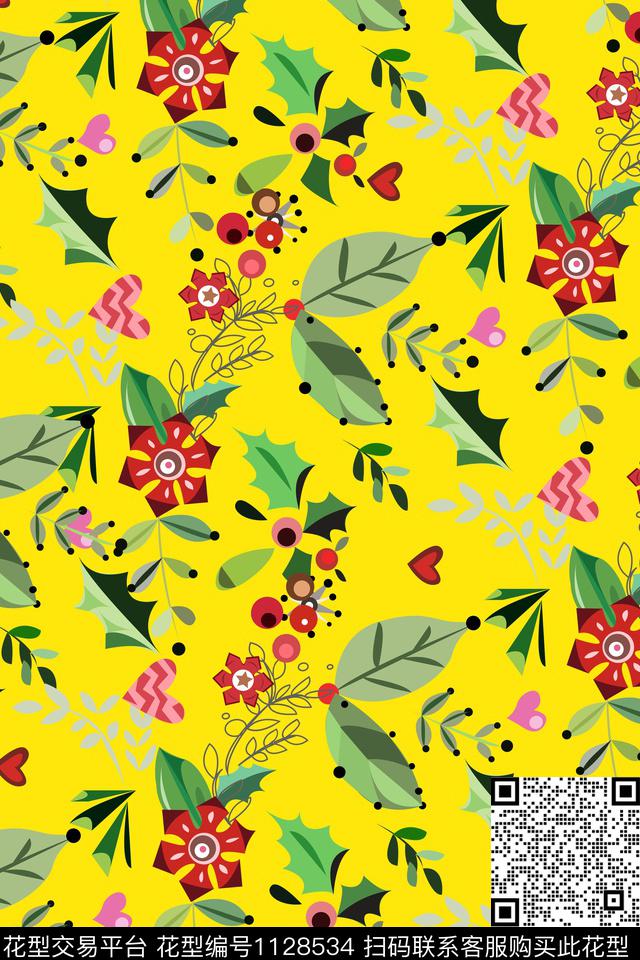 纹理植物异国情调数码印花华亿平台下载（图片编号: 1128534） - 瓦栏（Walan）