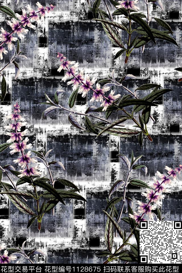 绿植树叶男装墙纹数码印花华亿平台下载（图片编号: 1128675） - 瓦栏（Walan）