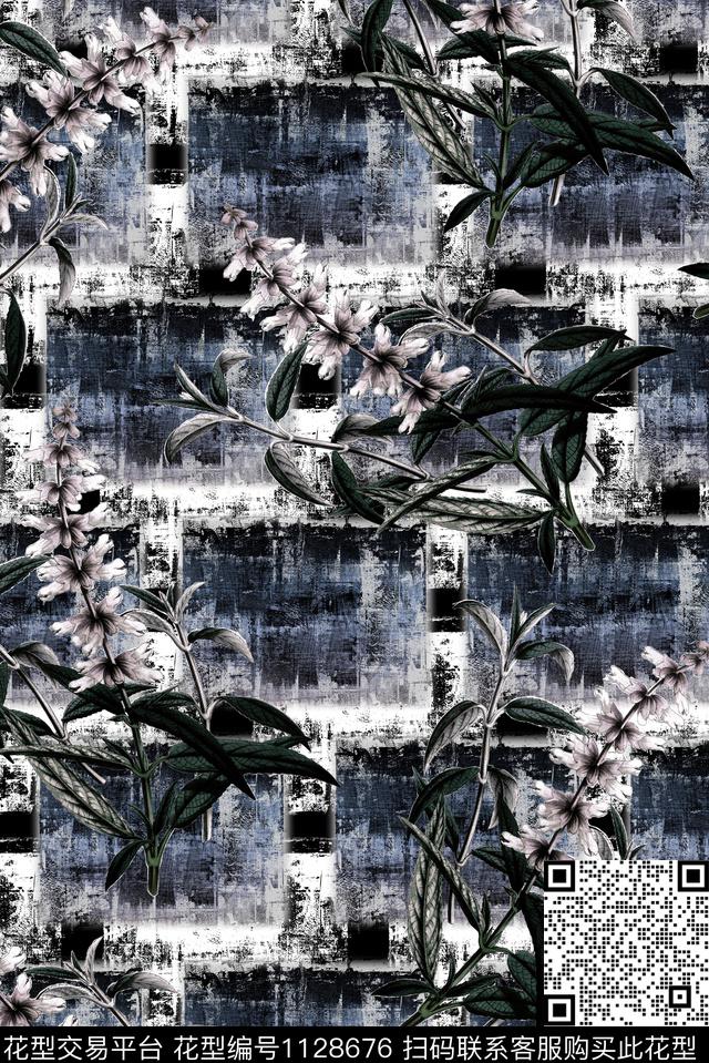 绿植树叶男装墙纹数码印花华亿平台下载（图片编号: 1128676） - 瓦栏（Walan）