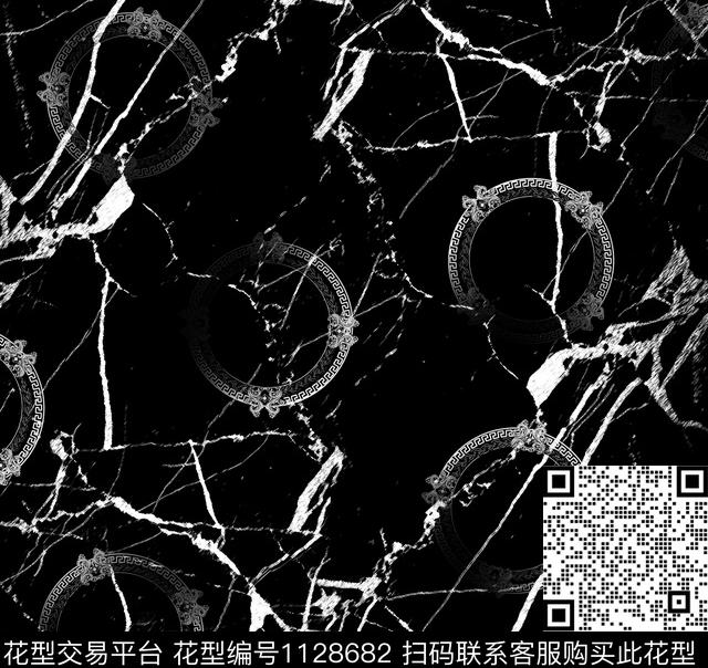 几何潮牌抽象数码印花华亿平台下载（图片编号: 1128682） - 瓦栏（Walan）