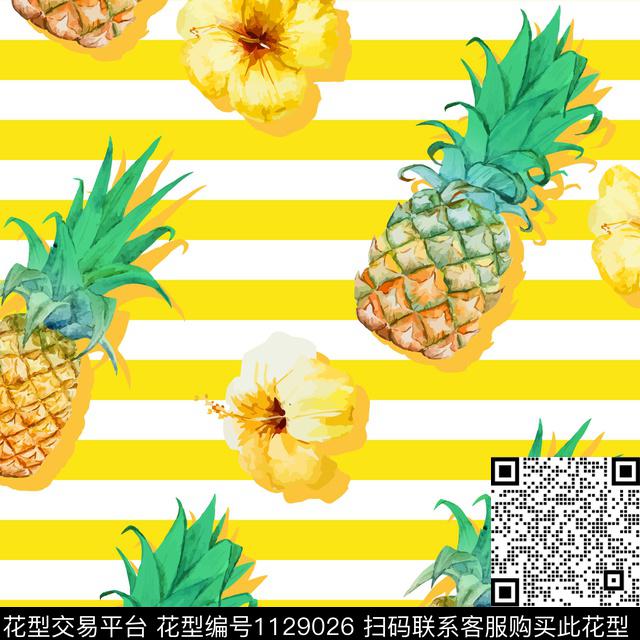 水果水彩数码华亿平台数码印花华亿平台下载（图片编号: 1129026） - 瓦栏（Walan）