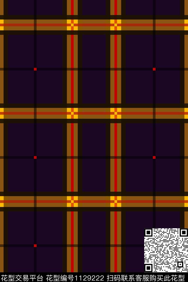 几何男装格子数码印花华亿平台下载（图片编号: 1129222） - 瓦栏（Walan）