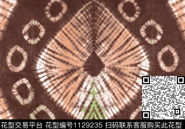 纹理抽象扎染华亿平台传统印花华亿平台下载（图片编号: 1129235） - 瓦栏（Walan）