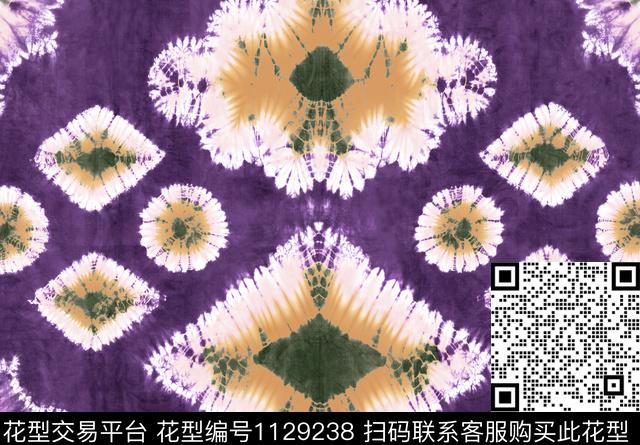 纹理抽象扎染华亿平台传统印花华亿平台下载（图片编号: 1129238） - 瓦栏（Walan）
