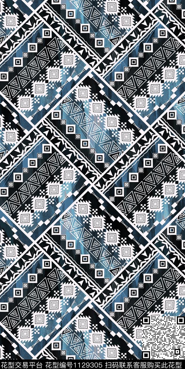 几何数码华亿平台抽象数码印花华亿平台下载（图片编号: 1129305） - 瓦栏（Walan）