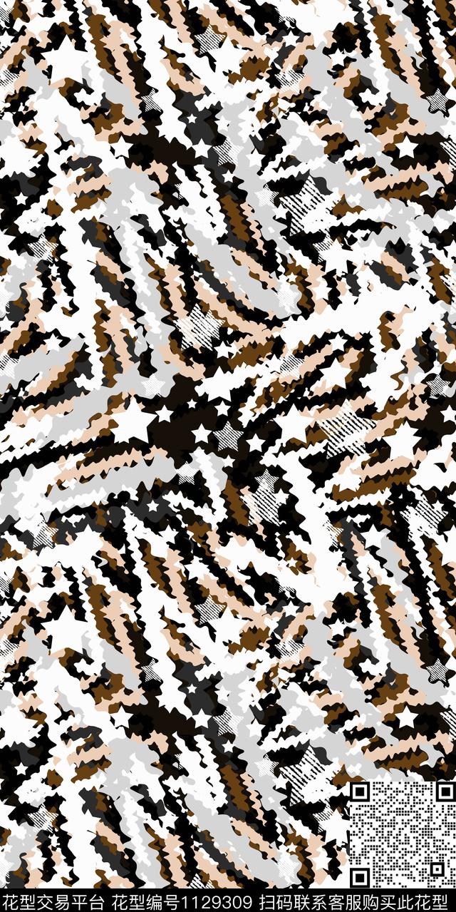 几何数码华亿平台抽象数码印花华亿平台下载（图片编号: 1129309） - 瓦栏（Walan）