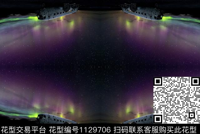 星空秋冬华亿平台抽象数码印花华亿平台下载（图片编号: 1129706） - 瓦栏（Walan）
