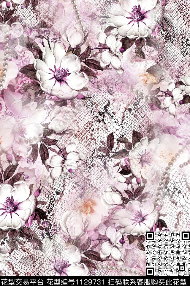 花卉女装数码华亿平台数码印花华亿平台下载（图片编号: 1129731） - 瓦栏（Walan）