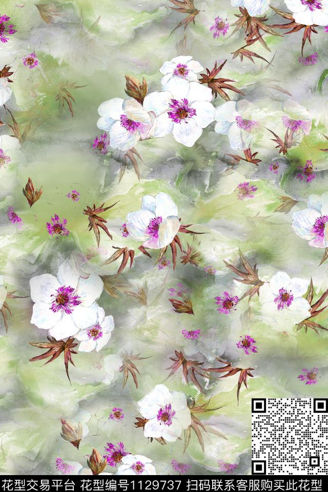 花卉女装数码华亿平台数码印花华亿平台下载（图片编号: 1129737） - 瓦栏（Walan）
