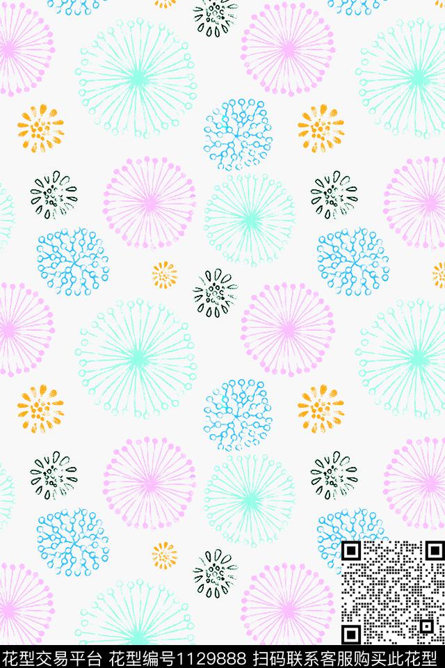 花卉休闲淑女数码印花华亿平台下载（图片编号: 1129888） - 瓦栏（Walan）