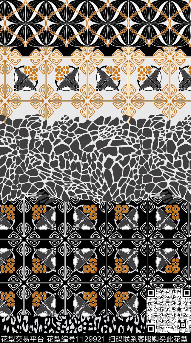 几何数码华亿平台抽象数码印花华亿平台下载（图片编号: 1129921） - 瓦栏（Walan）