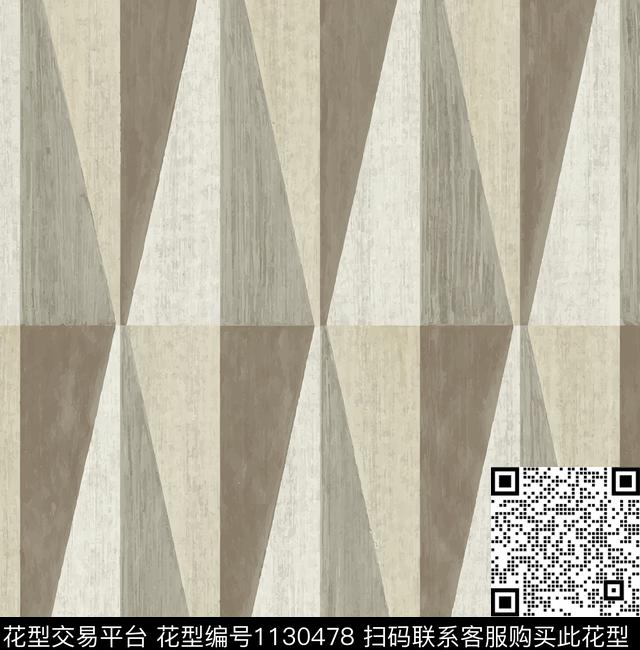 几何菱形三角形数码印花华亿平台下载（图片编号: 1130478） - 瓦栏（Walan）