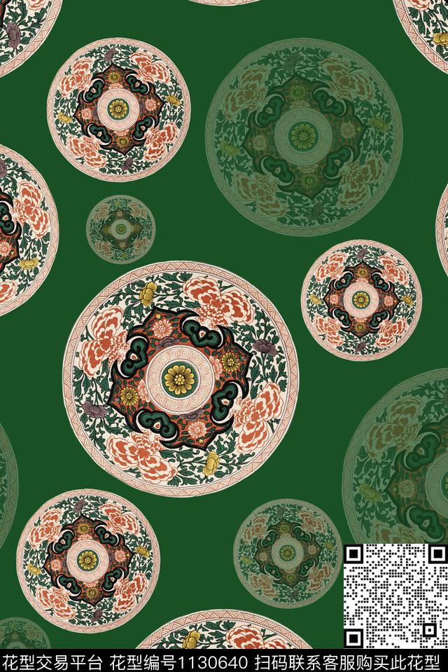 数码华亿平台绣花华亿平台花纹数码印花华亿平台下载（图片编号: 1130640） - 瓦栏（Walan）