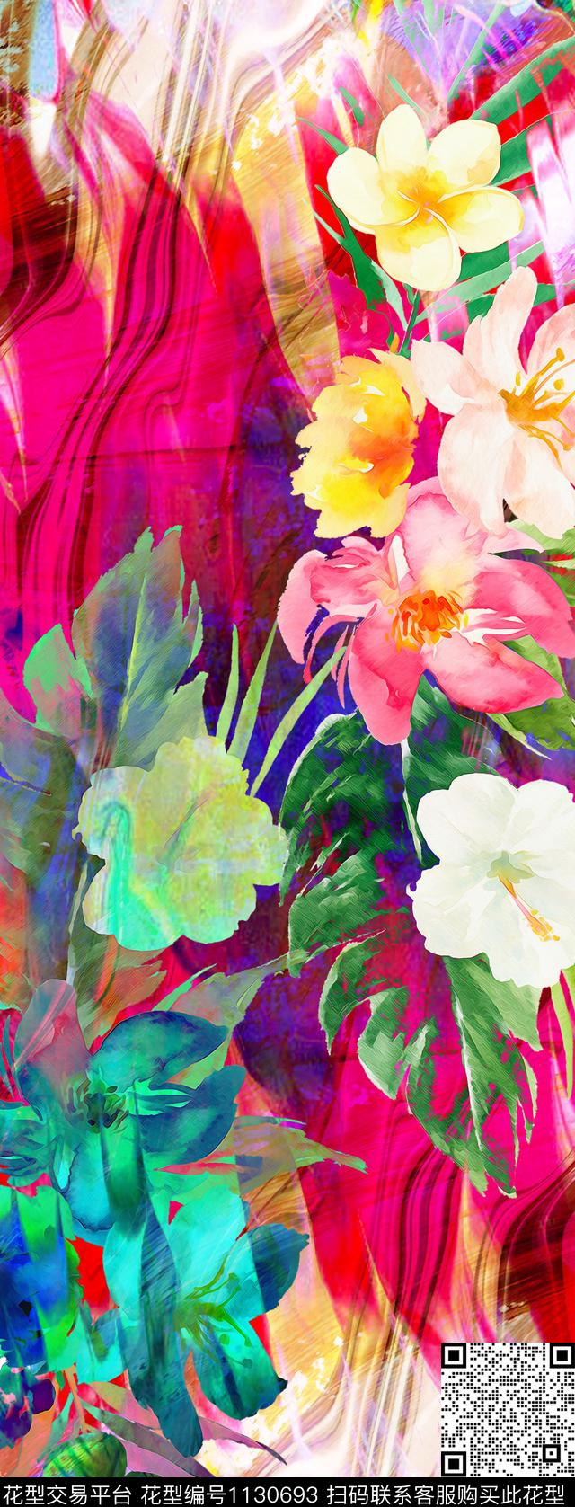 数码华亿平台女装植物数码印花华亿平台下载（图片编号: 1130693） - 瓦栏（Walan）