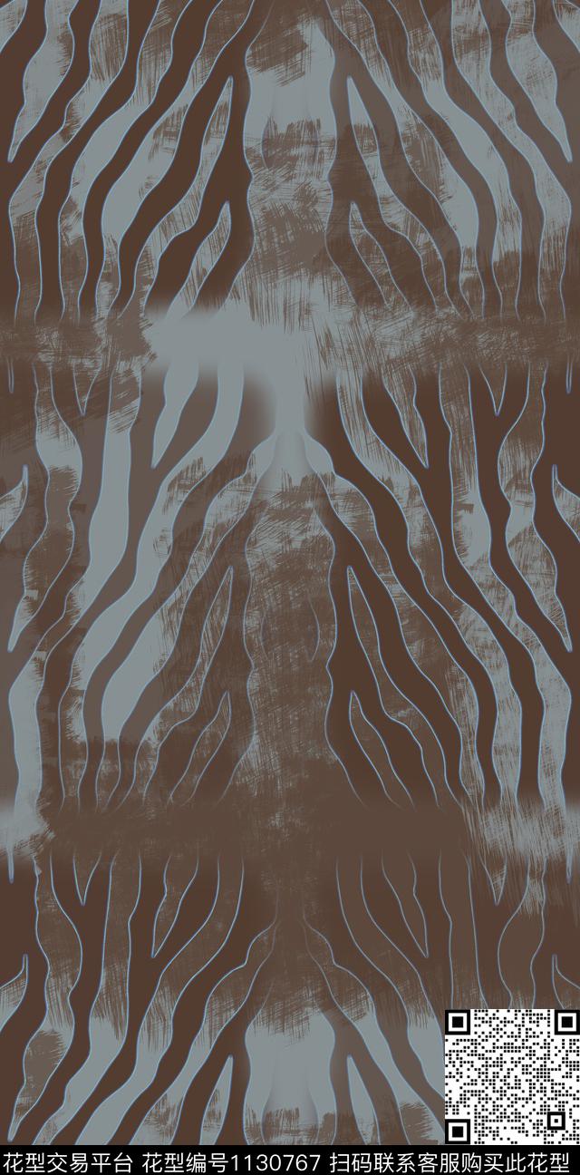 动物纹抽象斑马线数码印花华亿平台下载（图片编号: 1130767） - 瓦栏（Walan）
