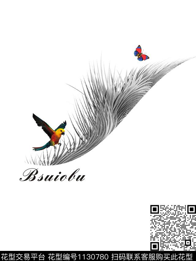 动物数码华亿平台大牌风数码印花华亿平台下载（图片编号: 1130780） - 瓦栏（Walan）