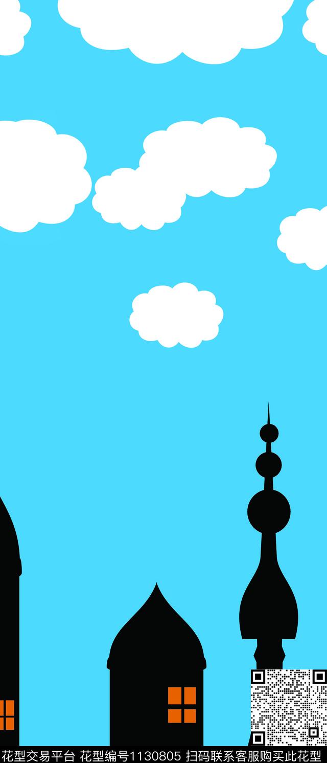 定位花混合拼接卫衣数码印花华亿平台下载（图片编号: 1130805） - 瓦栏（Walan）