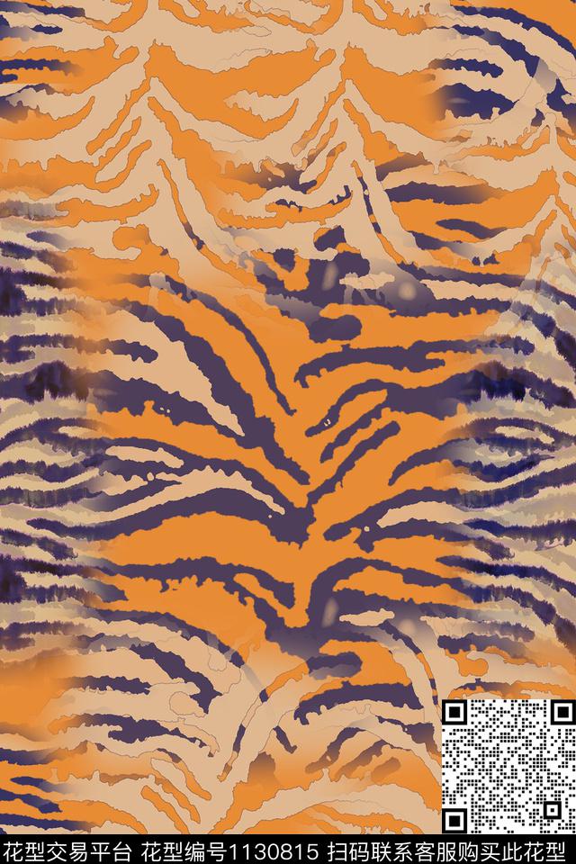 动物花卉动物纹抽象数码印花华亿平台下载（图片编号: 1130815） - 瓦栏（Walan）