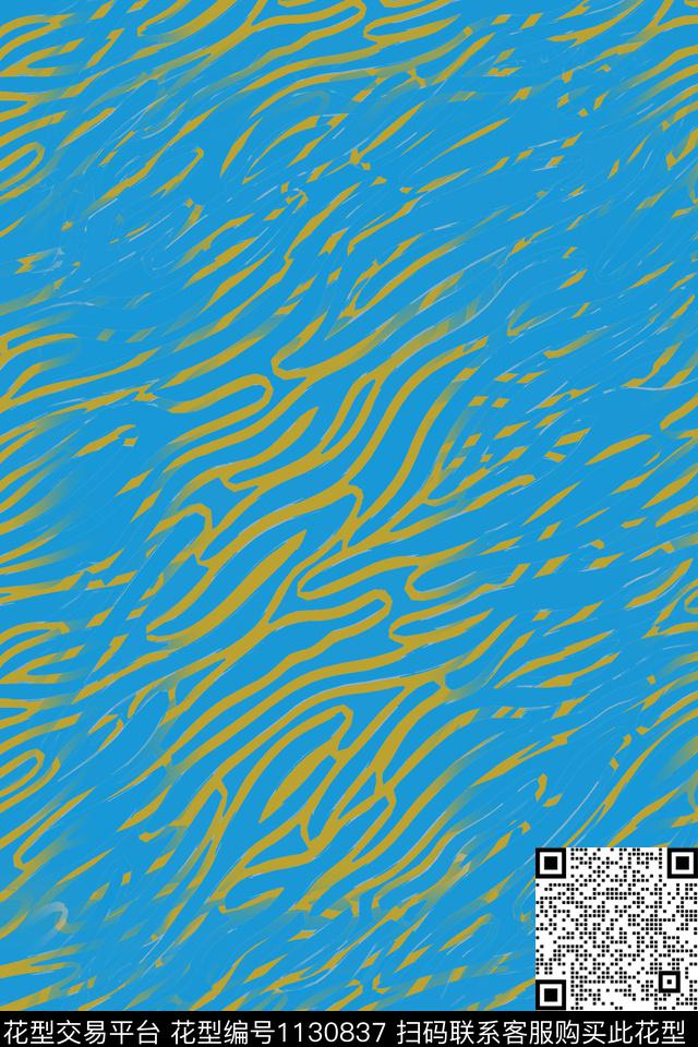 动物纹抽象格子混搭传统印花华亿平台下载（图片编号: 1130837） - 瓦栏（Walan）