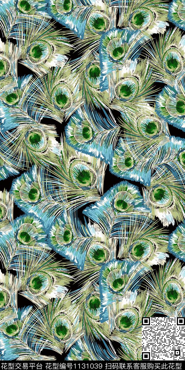 数码华亿平台羽毛大牌风数码印花华亿平台下载（图片编号: 1131039） - 瓦栏（Walan）