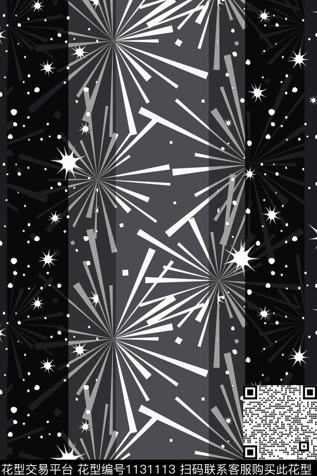 几何休闲简约数码印花华亿平台下载（图片编号: 1131113） - 瓦栏（Walan）