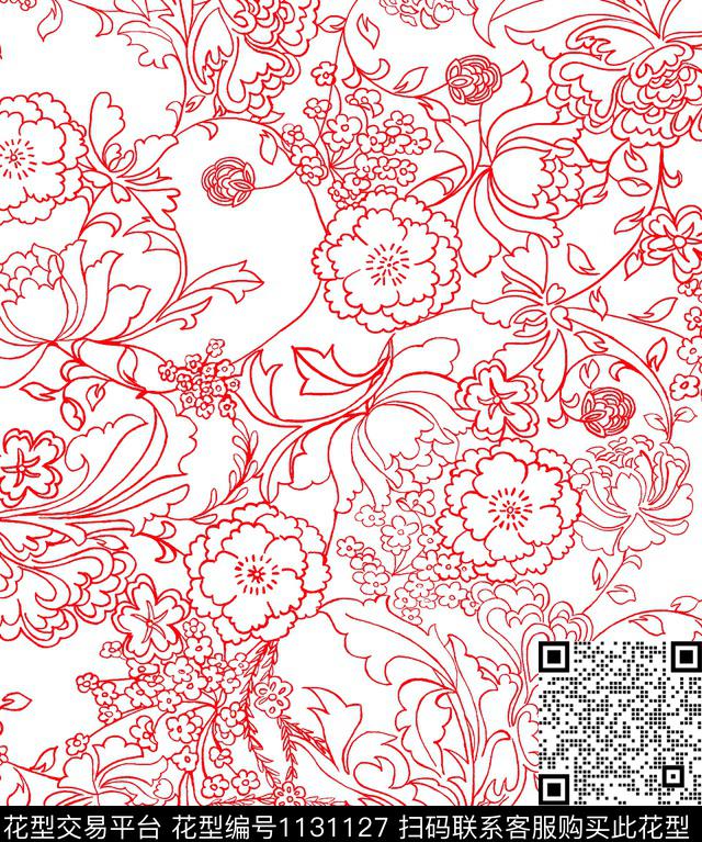 时尚年轻女性清爽数码印花华亿平台下载（图片编号: 1131127） - 瓦栏（Walan）