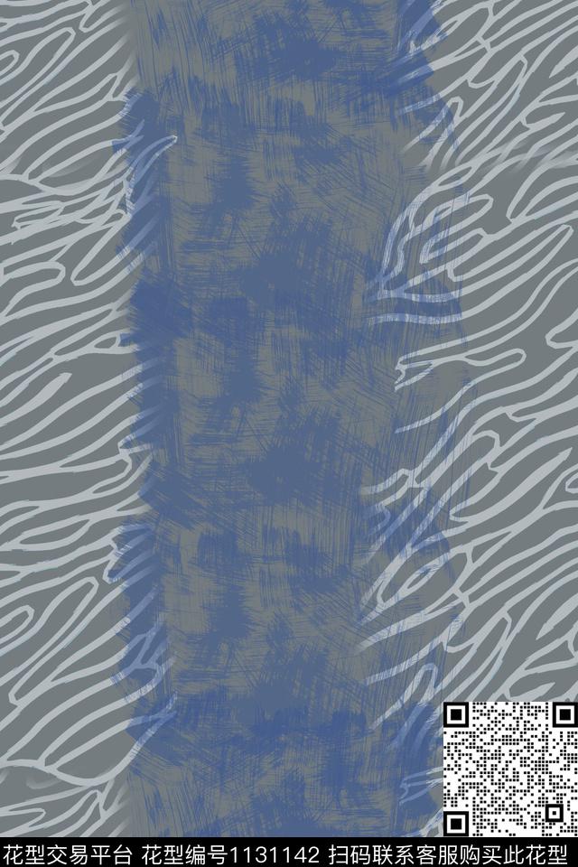 动物纹抽象动物传统印花华亿平台下载（图片编号: 1131142） - 瓦栏（Walan）