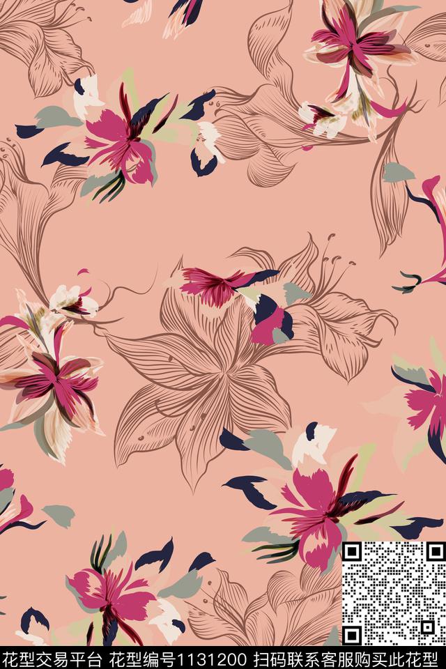 数码华亿平台几何女装数码印花华亿平台下载（图片编号: 1131200） - 瓦栏（Walan）