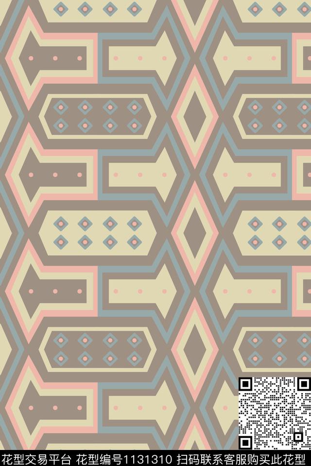 条纹数码华亿平台抽象数码印花华亿平台下载（图片编号: 1131310） - 瓦栏（Walan）