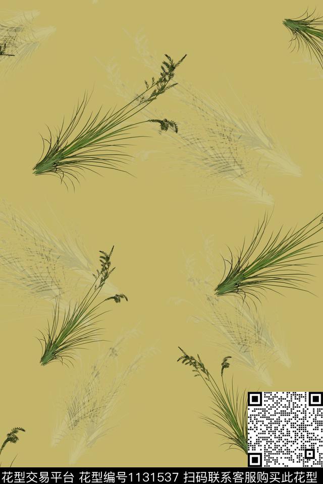 数码华亿平台满版散花花卉数码印花华亿平台下载（图片编号: 1131537） - 瓦栏（Walan）