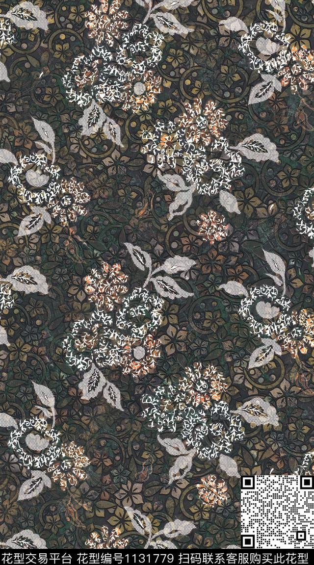 大牌风数码华亿平台抽象数码印花华亿平台下载（图片编号: 1131779） - 瓦栏（Walan）