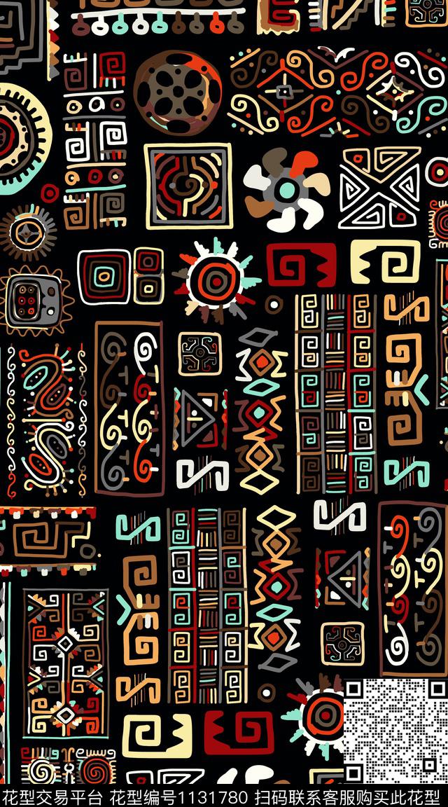 大牌风数码华亿平台抽象数码印花华亿平台下载（图片编号: 1131780） - 瓦栏（Walan）