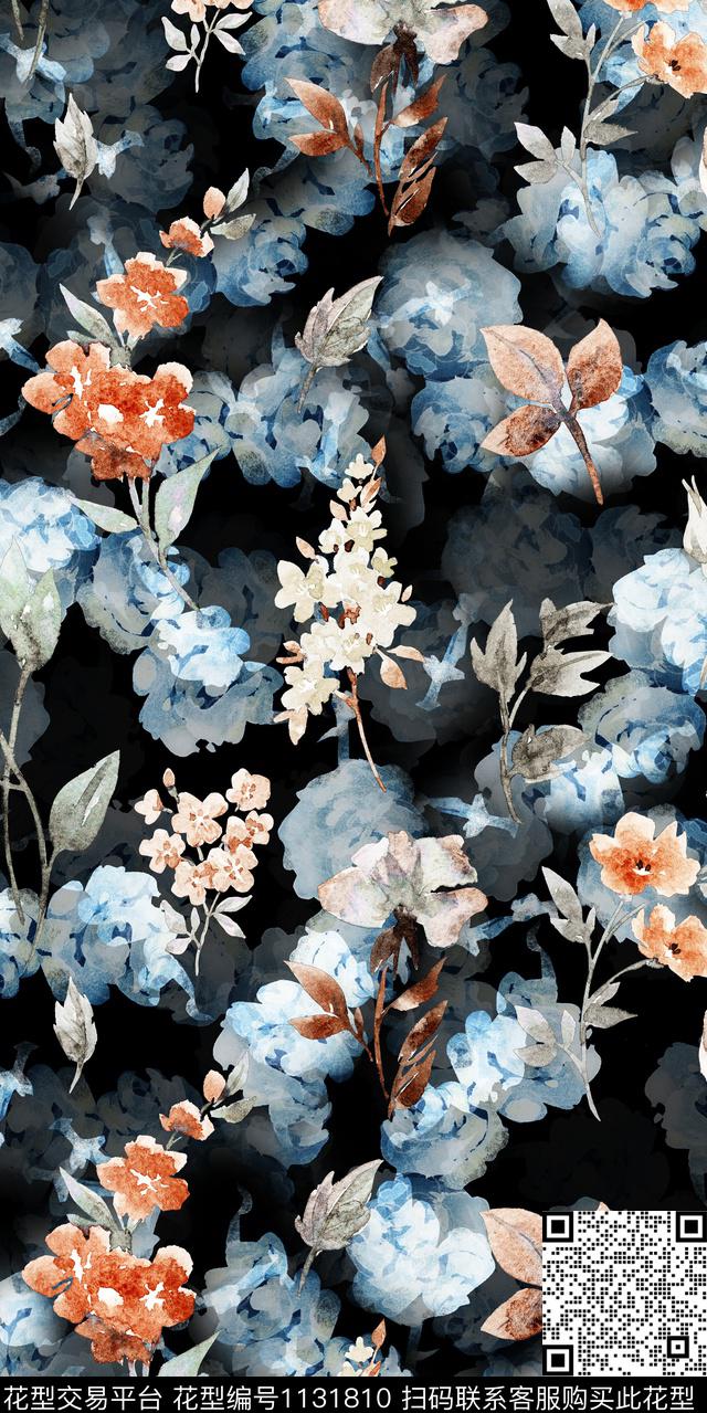 大牌风数码华亿平台抽象数码印花华亿平台下载（图片编号: 1131810） - 瓦栏（Walan）