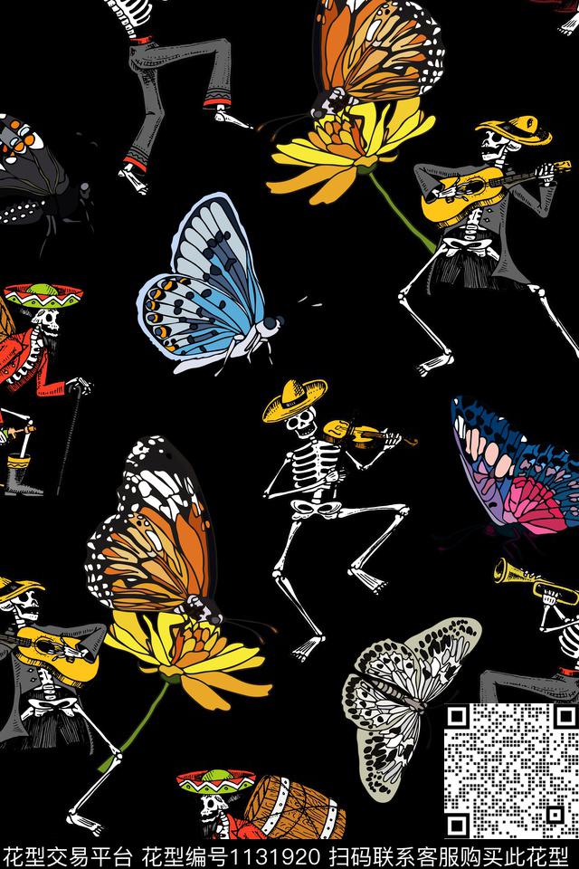 大牌风动物男装数码印花华亿平台下载（图片编号: 1131920） - 瓦栏（Walan）