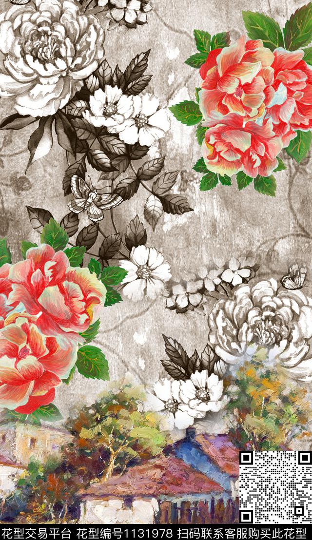 定位花数码华亿平台杭州数码印花华亿平台下载（图片编号: 1131978） - 瓦栏（Walan）