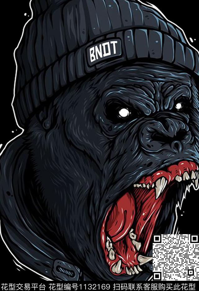 大牌风抽象豹纹数码印花华亿平台下载（图片编号: 1132169） - 瓦栏（Walan）