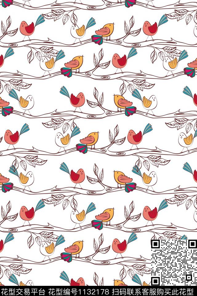 女装卡通动物数码华亿平台数码印花华亿平台下载（图片编号: 1132178） - 瓦栏（Walan）