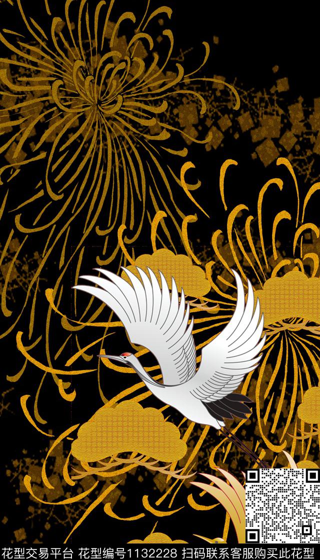 定位花数码华亿平台动物数码印花华亿平台下载（图片编号: 1132228） - 瓦栏（Walan）