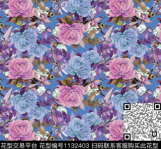 植物女装数码华亿平台数码印花华亿平台下载（图片编号: 1132403） - 瓦栏（Walan）