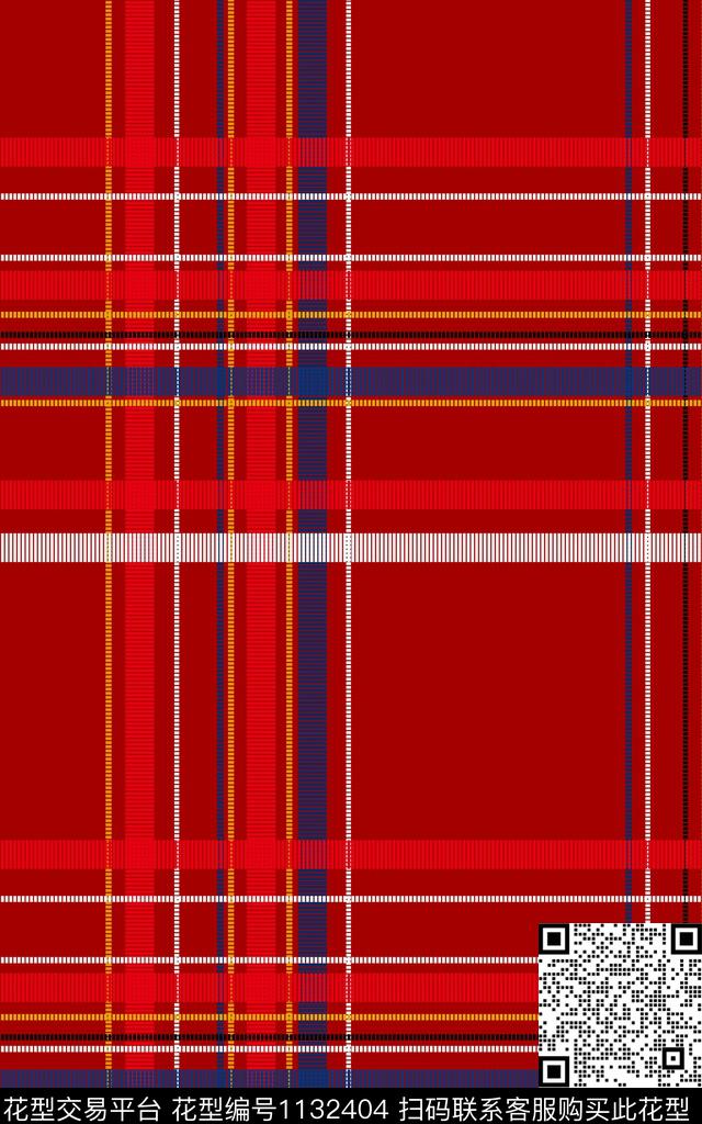 秋冬华亿平台洋阳---条格经典条格数码印花华亿平台下载（图片编号: 1132404） - 瓦栏（Walan）