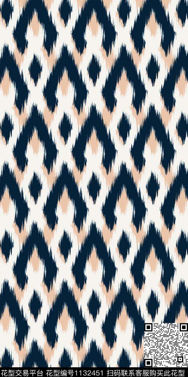 大牌风抽象数码华亿平台数码印花华亿平台下载（图片编号: 1132451） - 瓦栏（Walan）