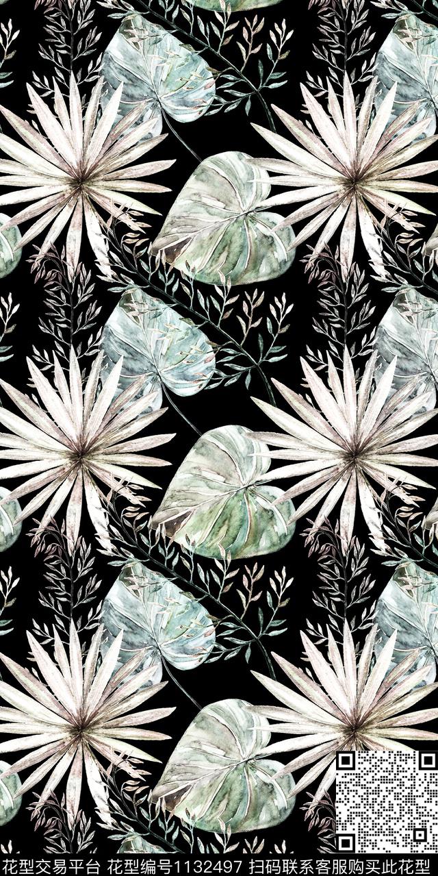 大牌风数码华亿平台花卉数码印花华亿平台下载（图片编号: 1132497） - 瓦栏（Walan）