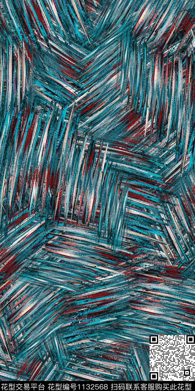 大牌风抽象数码华亿平台数码印花华亿平台下载（图片编号: 1132568） - 瓦栏（Walan）