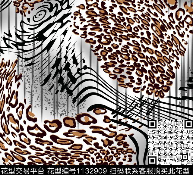 传统华亿平台大牌风动物传统印花华亿平台下载（图片编号: 1132909） - 瓦栏（Walan）