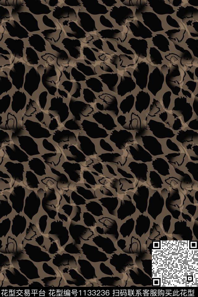 动物纹抽象碎碎花传统印花华亿平台下载（图片编号: 1133236） - 瓦栏（Walan）
